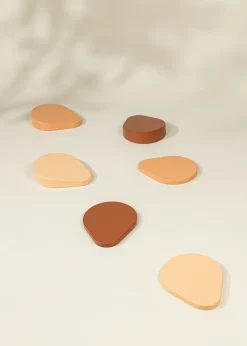Coco Village Set of 6 Wooden Balance Stepping Stones