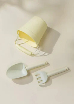 Coco Village Silicone Beach Bucket & Accessories (3 pcs)