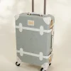 Coco Village Vegan Leather Carry-On Suitcase - Ocean