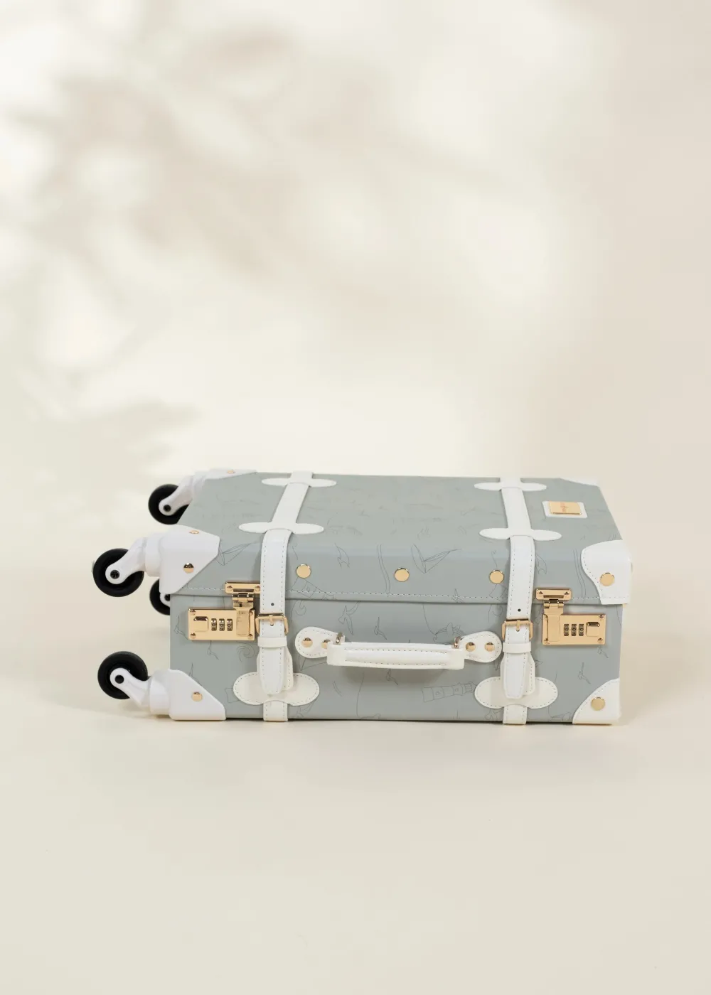 Coco Village Vegan Leather Carry-On Suitcase - Ocean