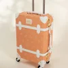 Coco Village Vegan Leather Carry-On Suitcase - Nature