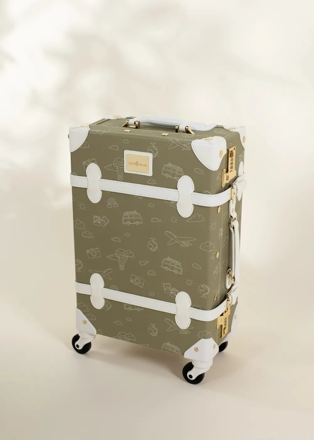 Coco Village Vegan Leather Carry-On Suitcase - Travel