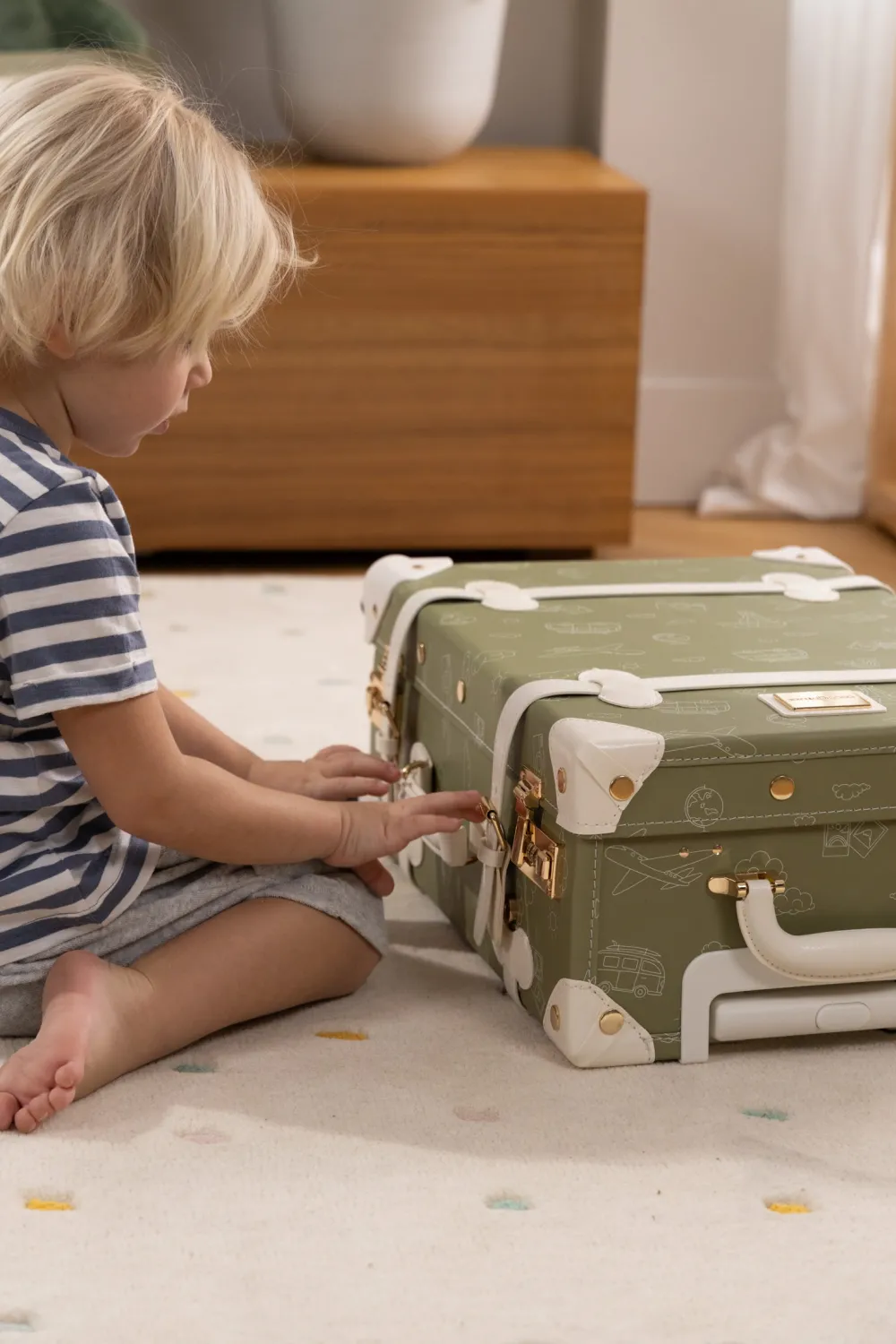 Coco Village Vegan Leather Carry-On Suitcase - Travel