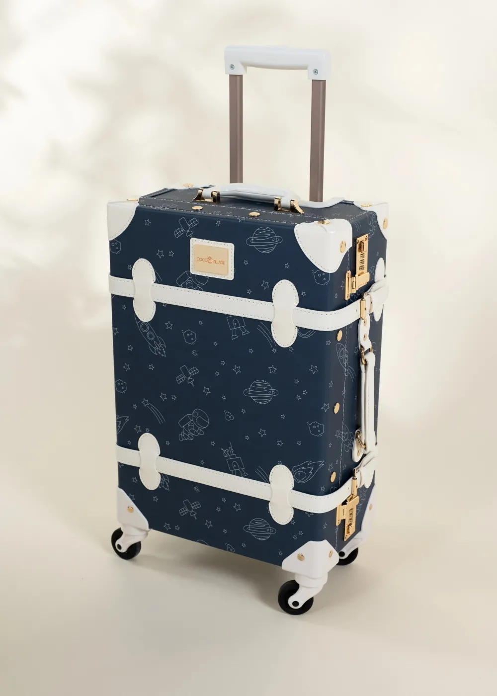 Coco Village Vegan Leather Carry-On Suitcase - Space
