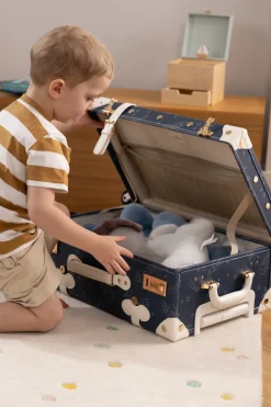 Coco Village Vegan Leather Carry-On Suitcase - Space