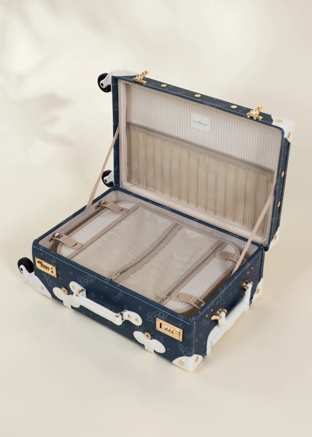 Coco Village Vegan Leather Carry-On Suitcase - Space