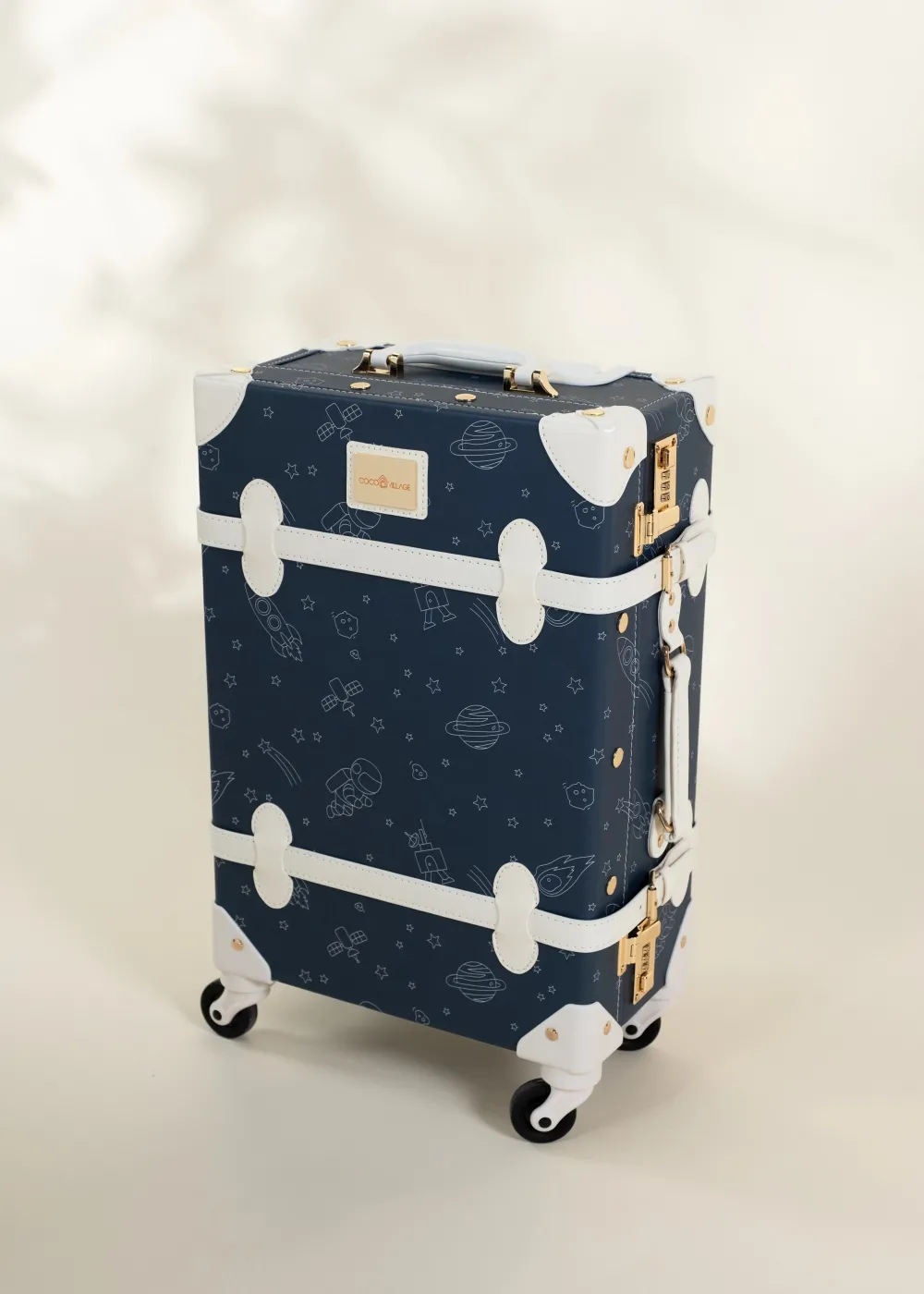 Coco Village Vegan Leather Carry-On Suitcase - Space