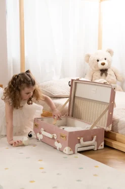 Coco Village Vegan Leather Carry-On Suitcase - Ballerina