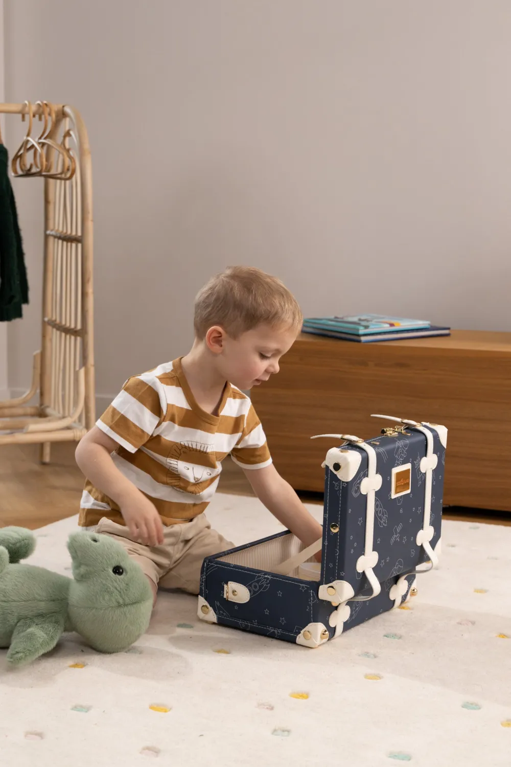 Coco Village Vegan Leather Play Suitcase - Space