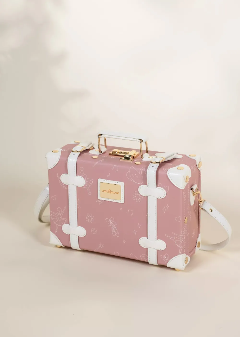 Coco Village Vegan Leather Play Suitcase - Ballerina