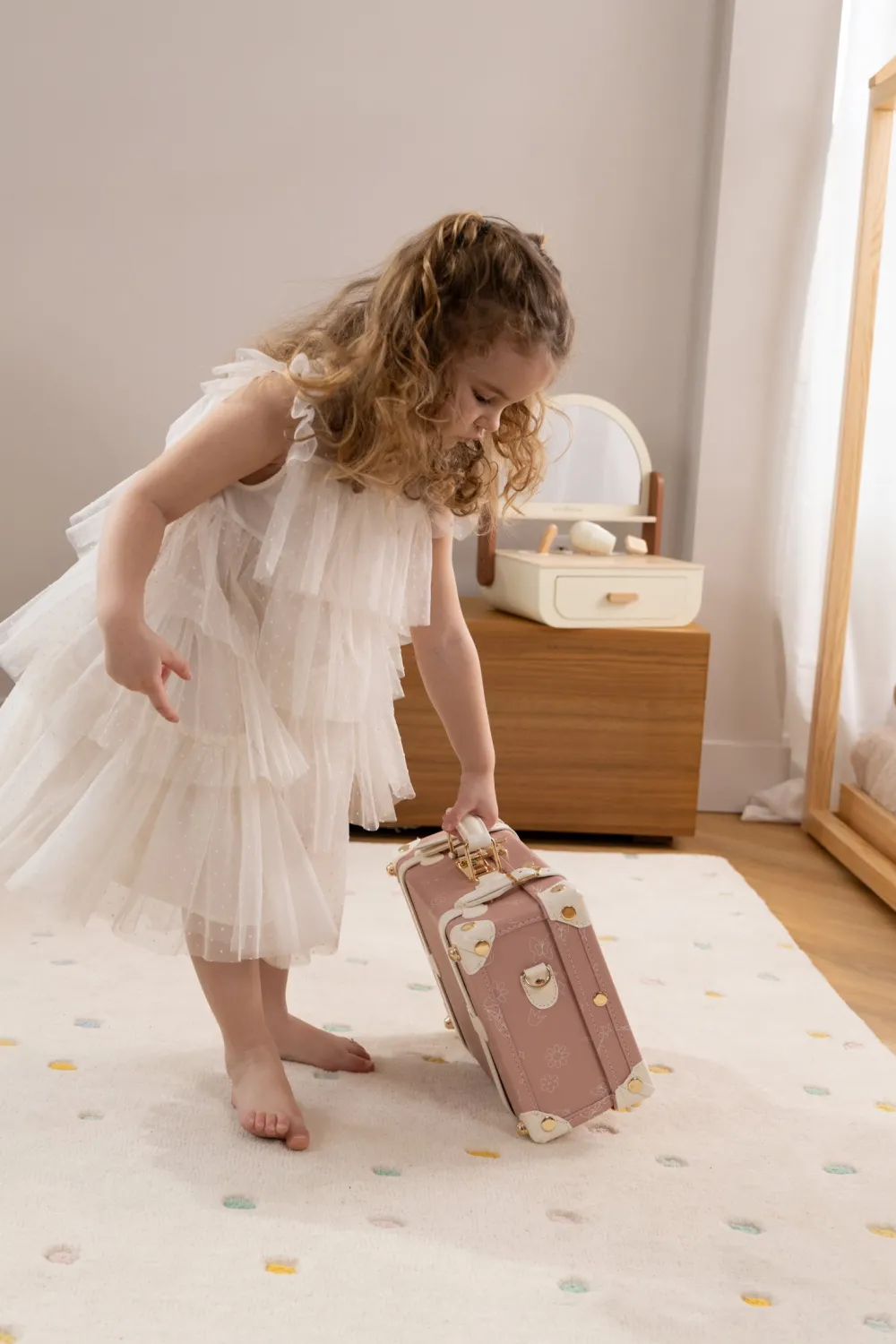 Coco Village Vegan Leather Play Suitcase - Ballerina