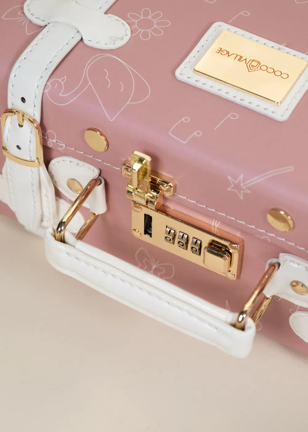 Coco Village Vegan Leather Play Suitcase - Ballerina