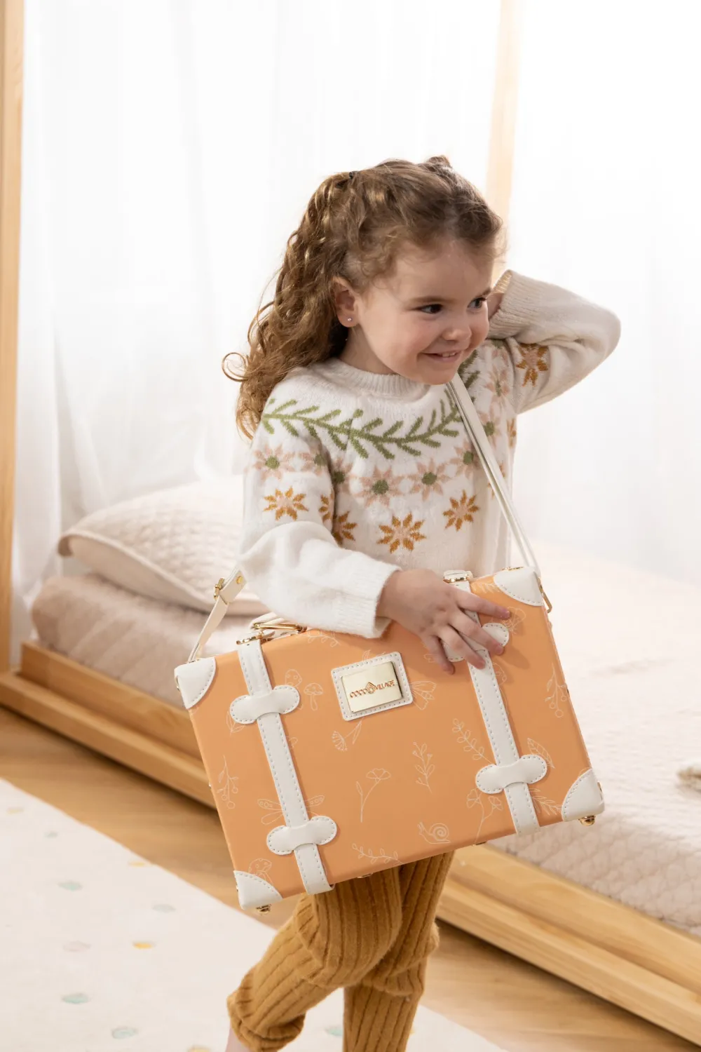 Coco Village Vegan Leather Play Suitcase - Nature