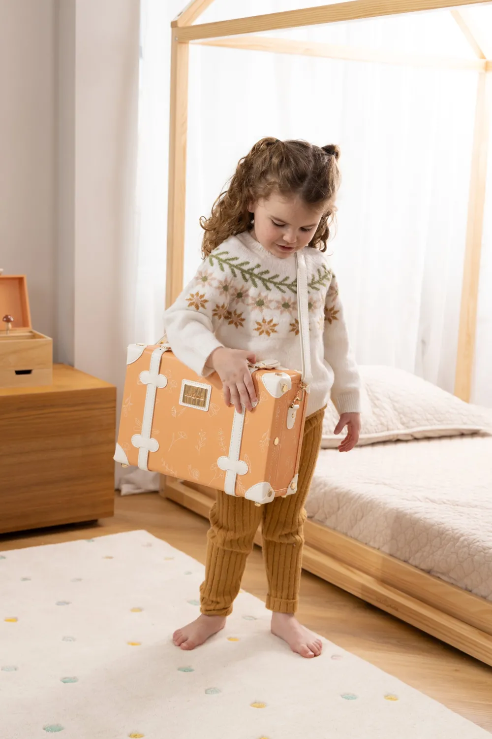 Coco Village Vegan Leather Play Suitcase - Nature