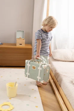 Coco Village Vegan Leather Play Suitcase - Ocean