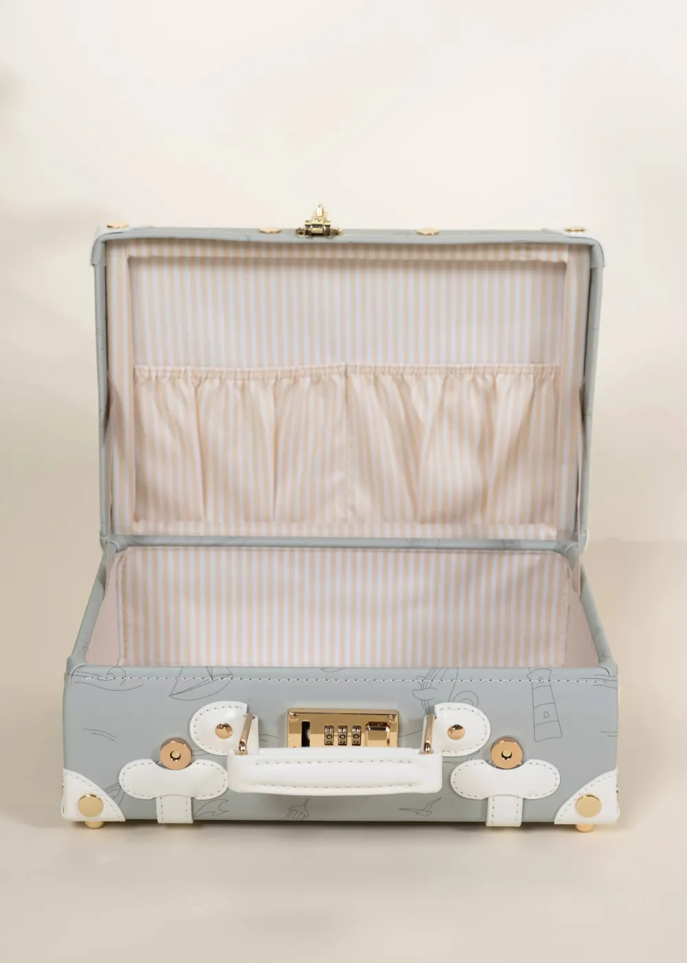 Coco Village Vegan Leather Play Suitcase - Ocean