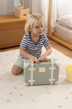 Coco Village Vegan Leather Play Suitcase - Ocean