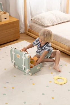 Coco Village Vegan Leather Play Suitcase - Ocean