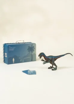 Coco Village Velociraptor Dinosaur in a Collectible Box