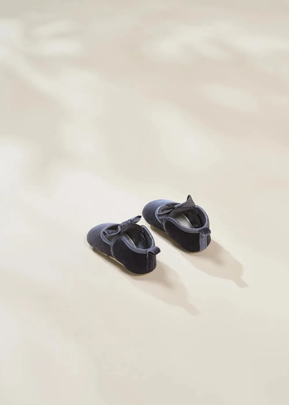 Coco Village Velvet Dress Shoes Charcoal 0-3m