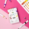 Coco Village Washable Dual Tip Markers Set - 12 colors