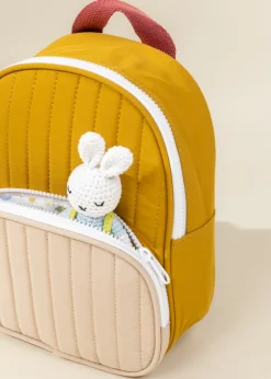 Coco Village Washable Nylon Small Backpack  - Golden Hour