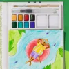 Coco Village Watercolor Forest Painting Book - 30 pages