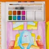 Coco Village Watercolor Monster Painting Book - 30 pages