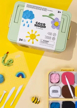 Coco Village Wheat Straw Modeling Dough Set - 24 colors