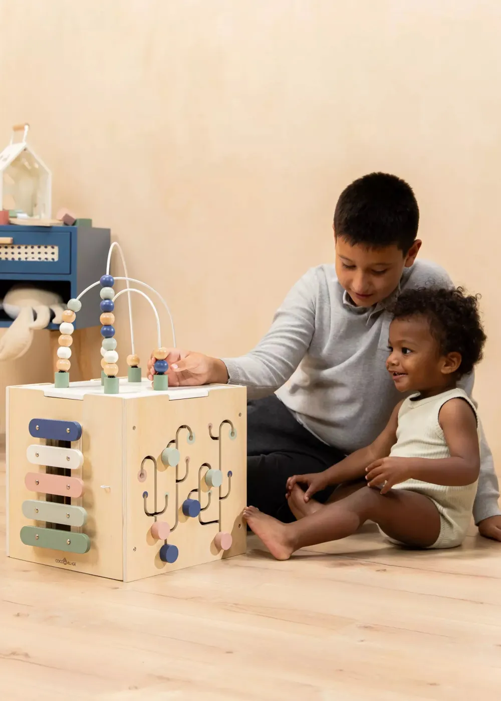 Coco Village Wooden Activity Cube