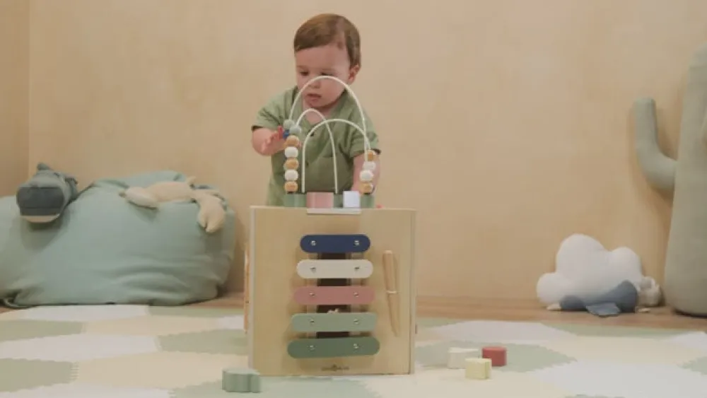 Coco Village Wooden Activity Cube