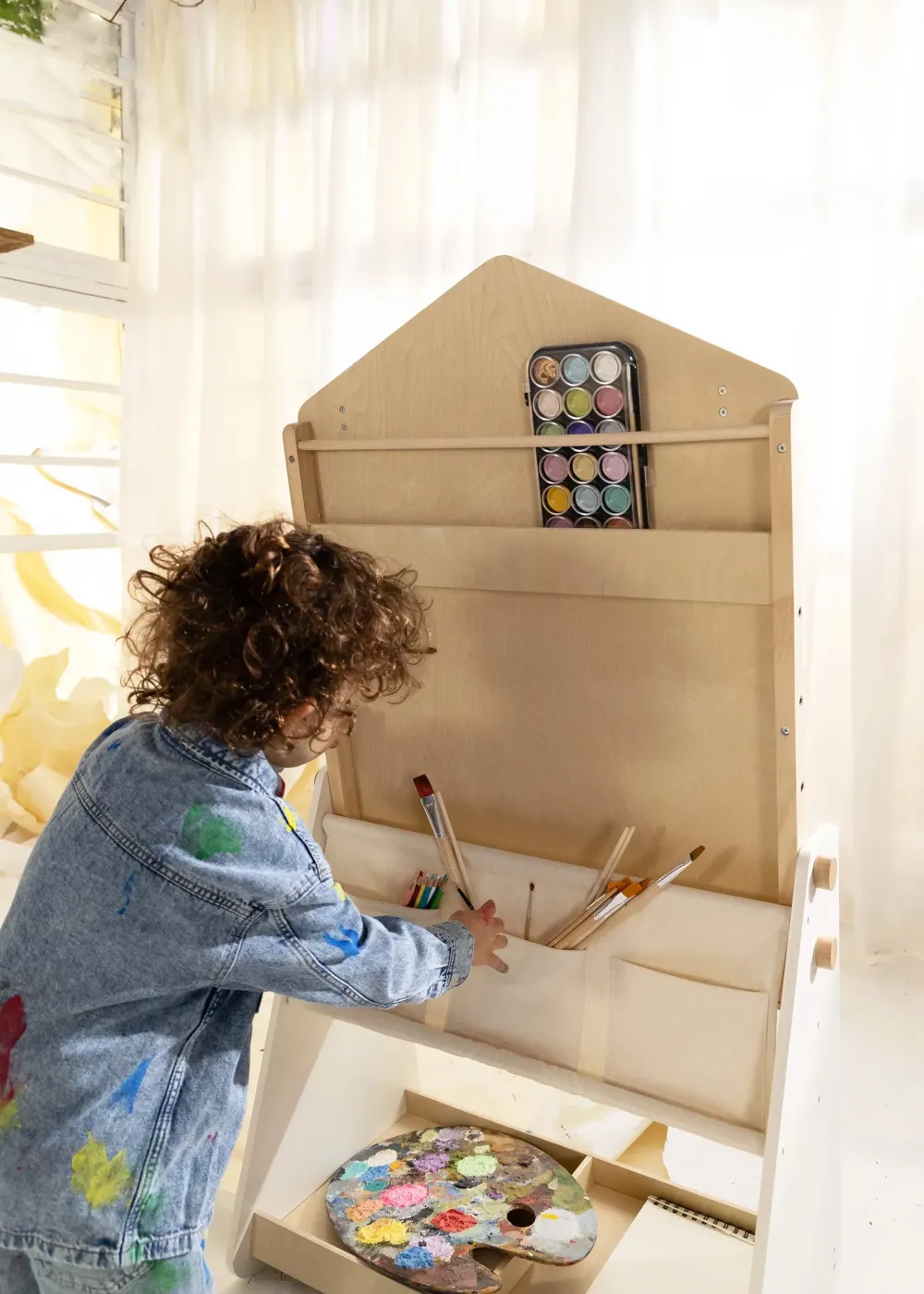 Coco Village Wooden Art Easel