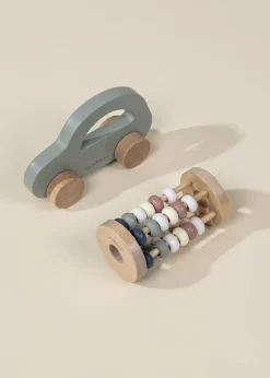 Coco Village Wooden Baby Toy Gifting Set Abacus & Car
