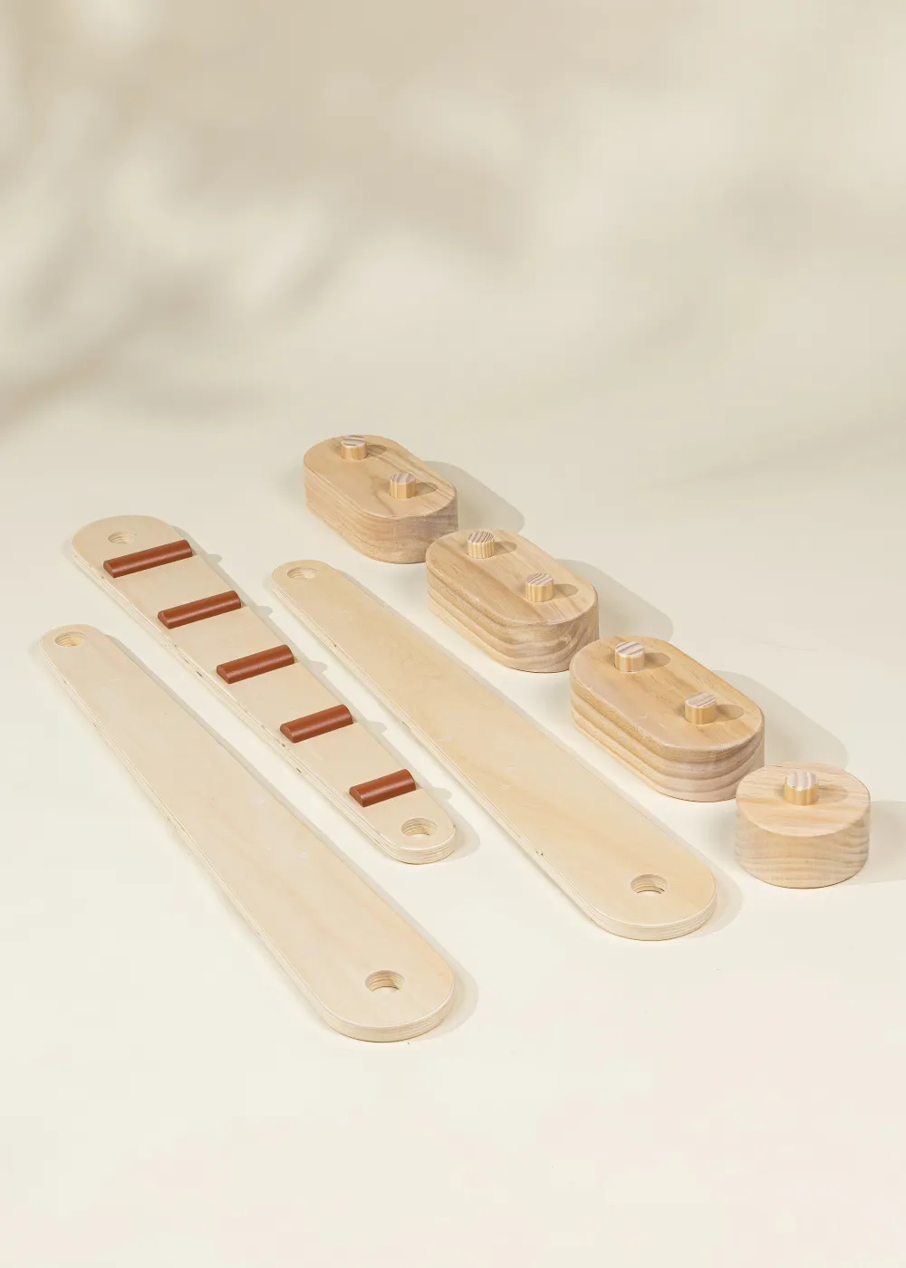 Coco Village Wooden Balance Beams Set - Stripes