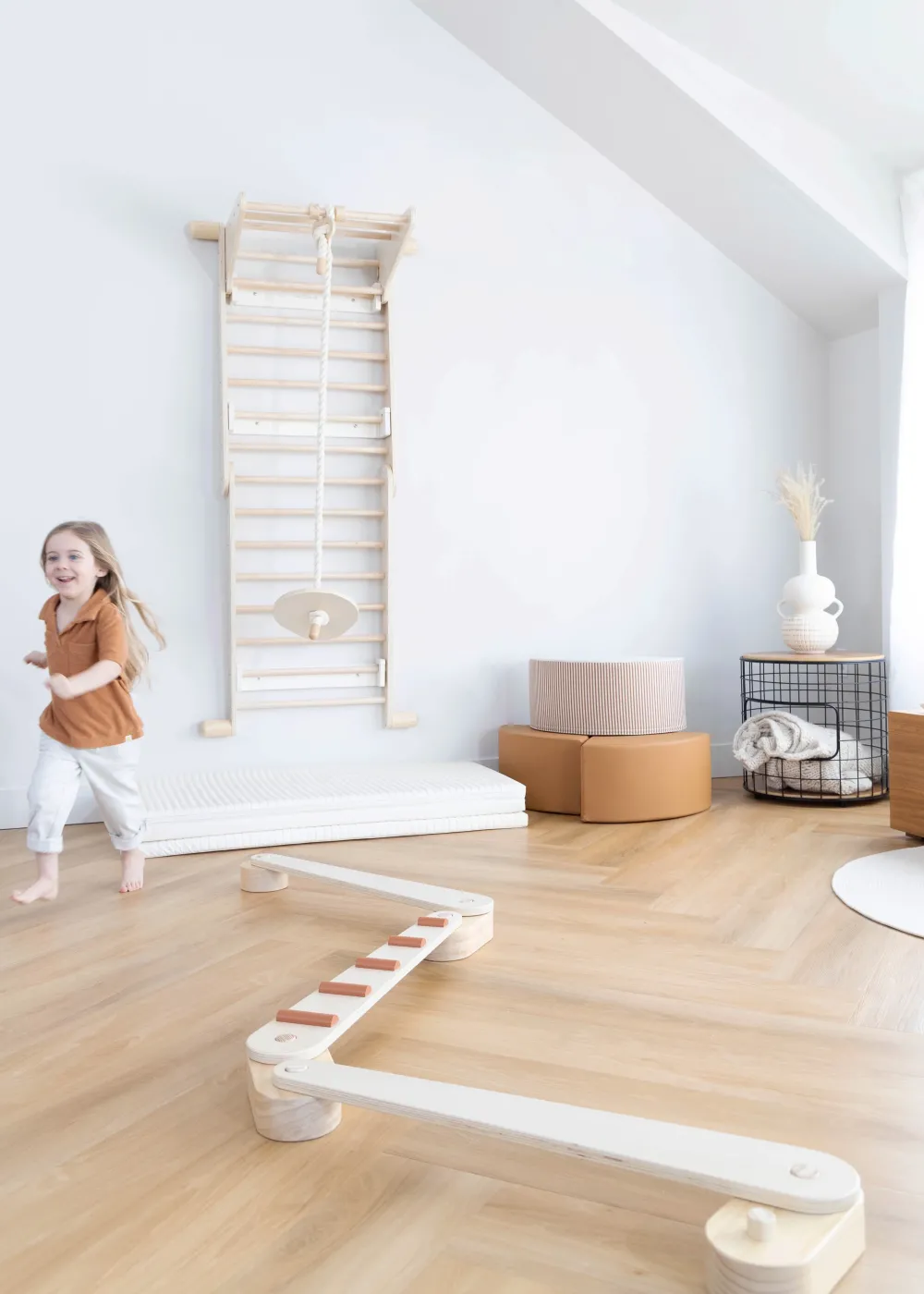 Coco Village Wooden Balance Beams Set - Stripes