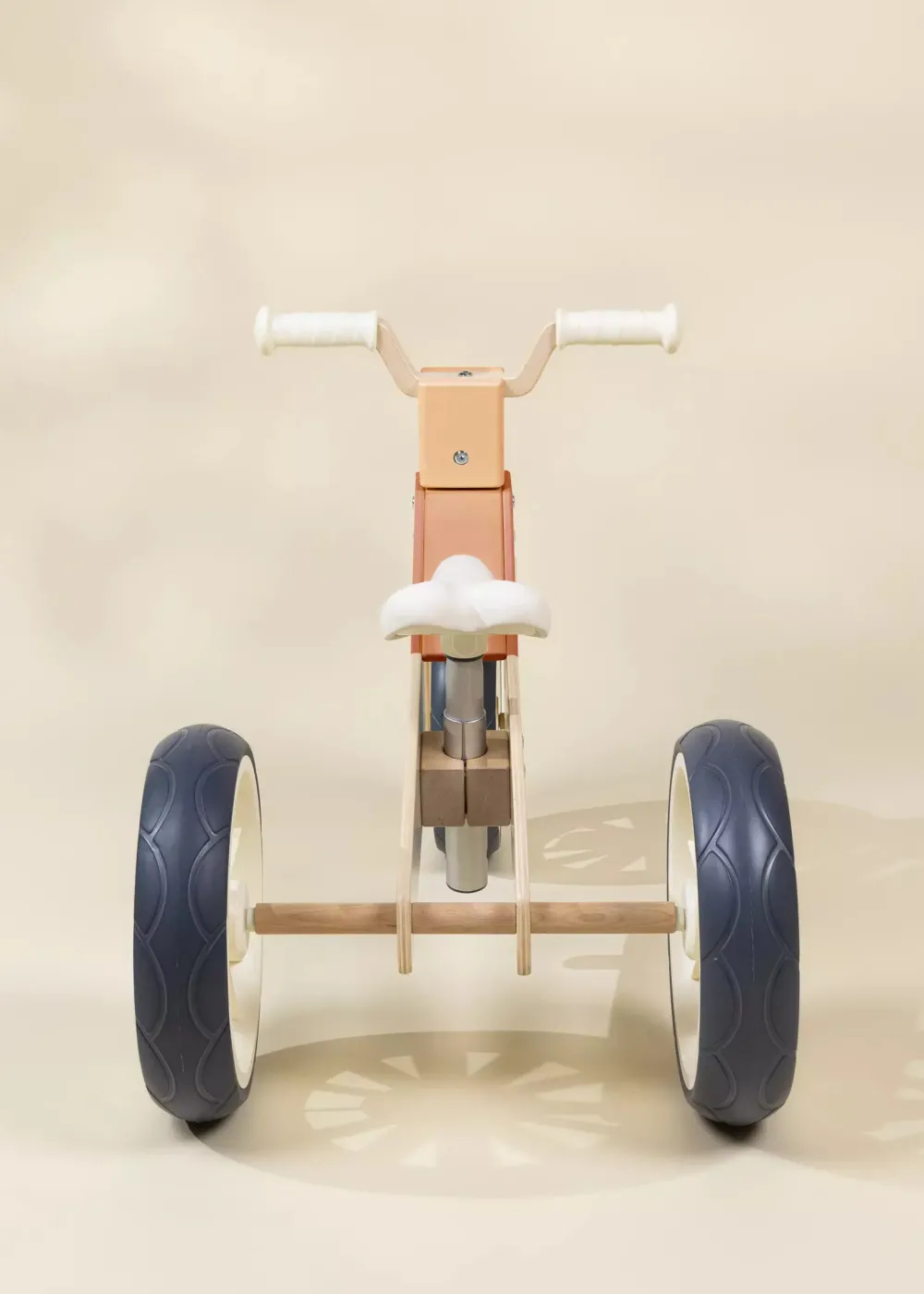 Coco Village Wooden Balance Bike 3-in-1 - Grapefruit