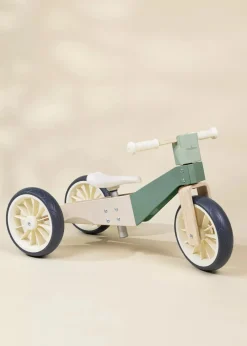Coco Village Wooden Balance Bike 3-in-1 - Seafoam