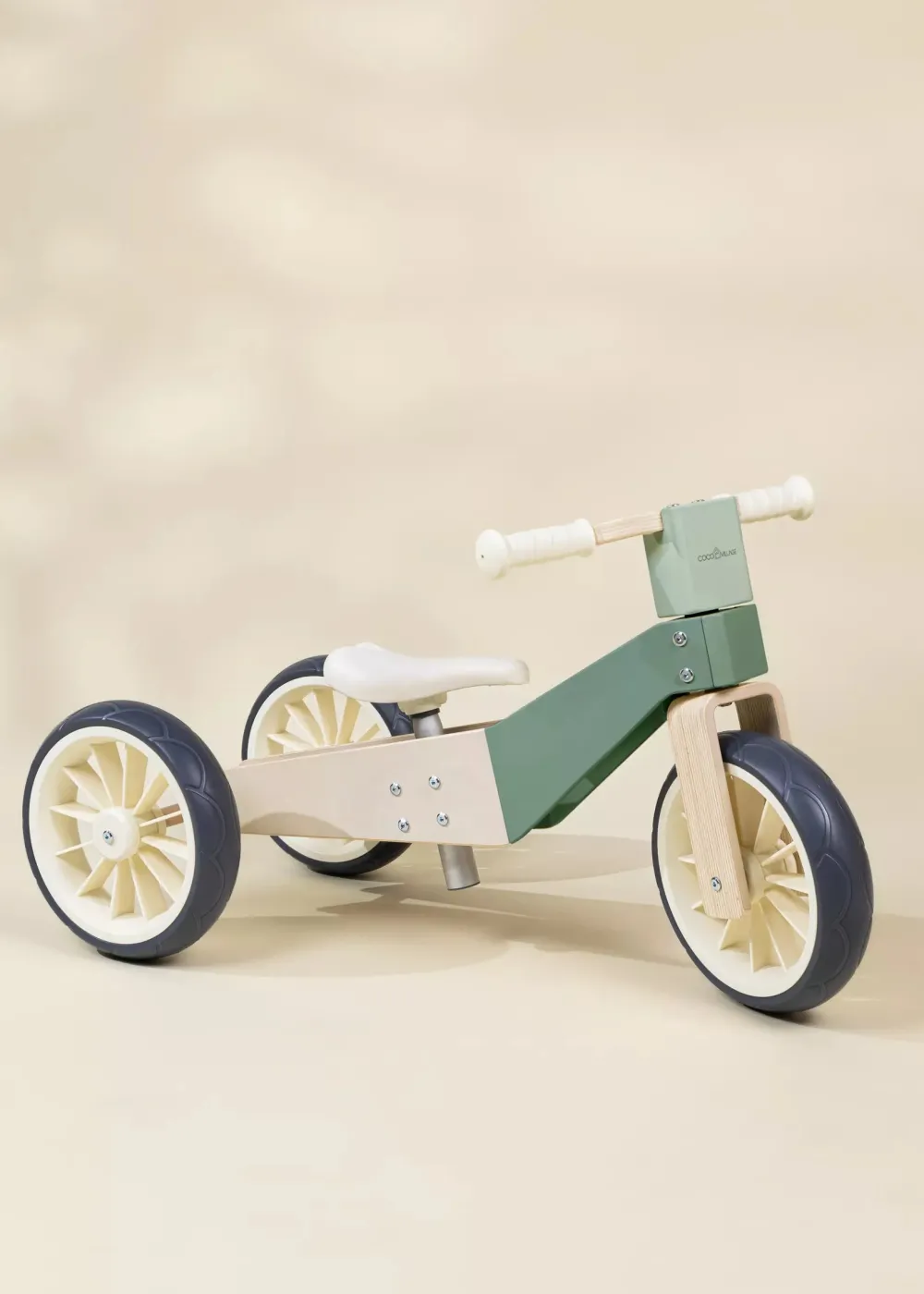Coco Village Wooden Balance Bike 3-in-1 - Seafoam
