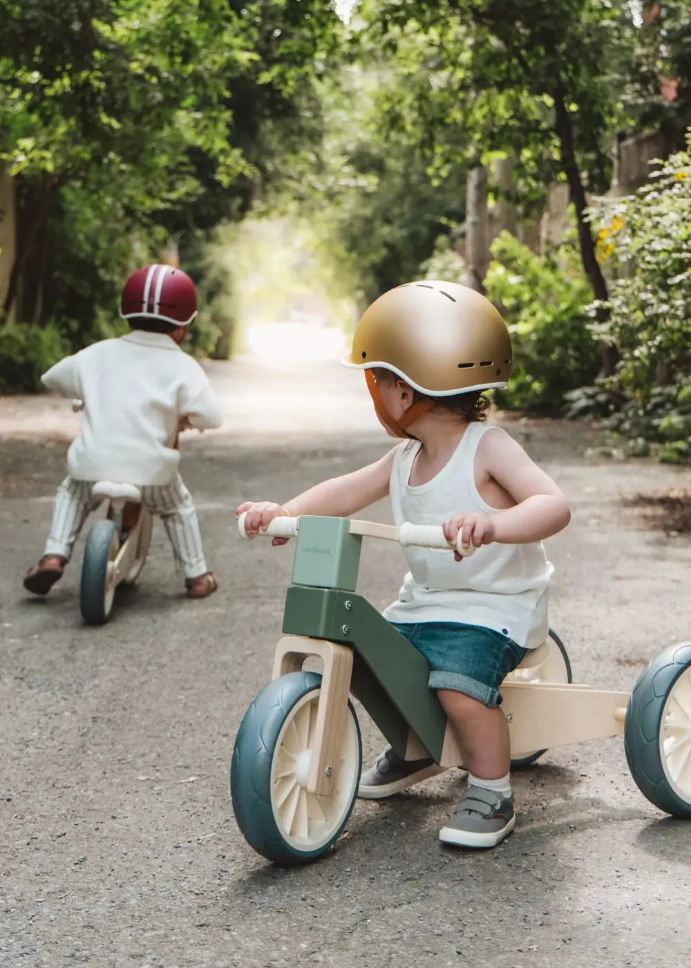 Coco Village Wooden Balance Bike 3-in-1 - Seafoam