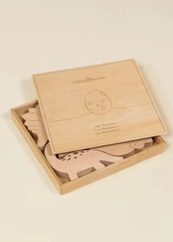 Coco Village Wooden Balance Puzzle - Dino (7 pcs)