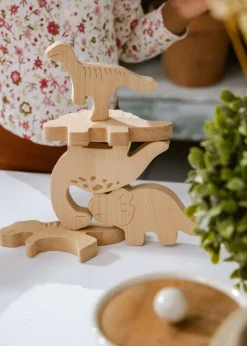 Coco Village Wooden Balance Puzzle - Dino (7 pcs)