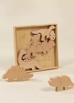 Coco Village Wooden Balance Puzzle - Dino (7 pcs)