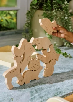 Coco Village Wooden Balance Puzzle - Forest (8 pcs)