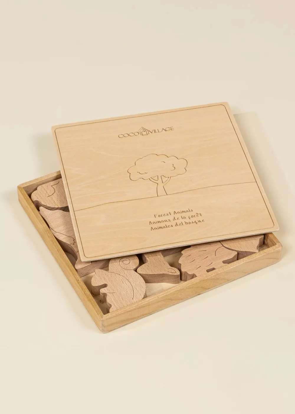 Coco Village Wooden Balance Puzzle - Forest (8 pcs)