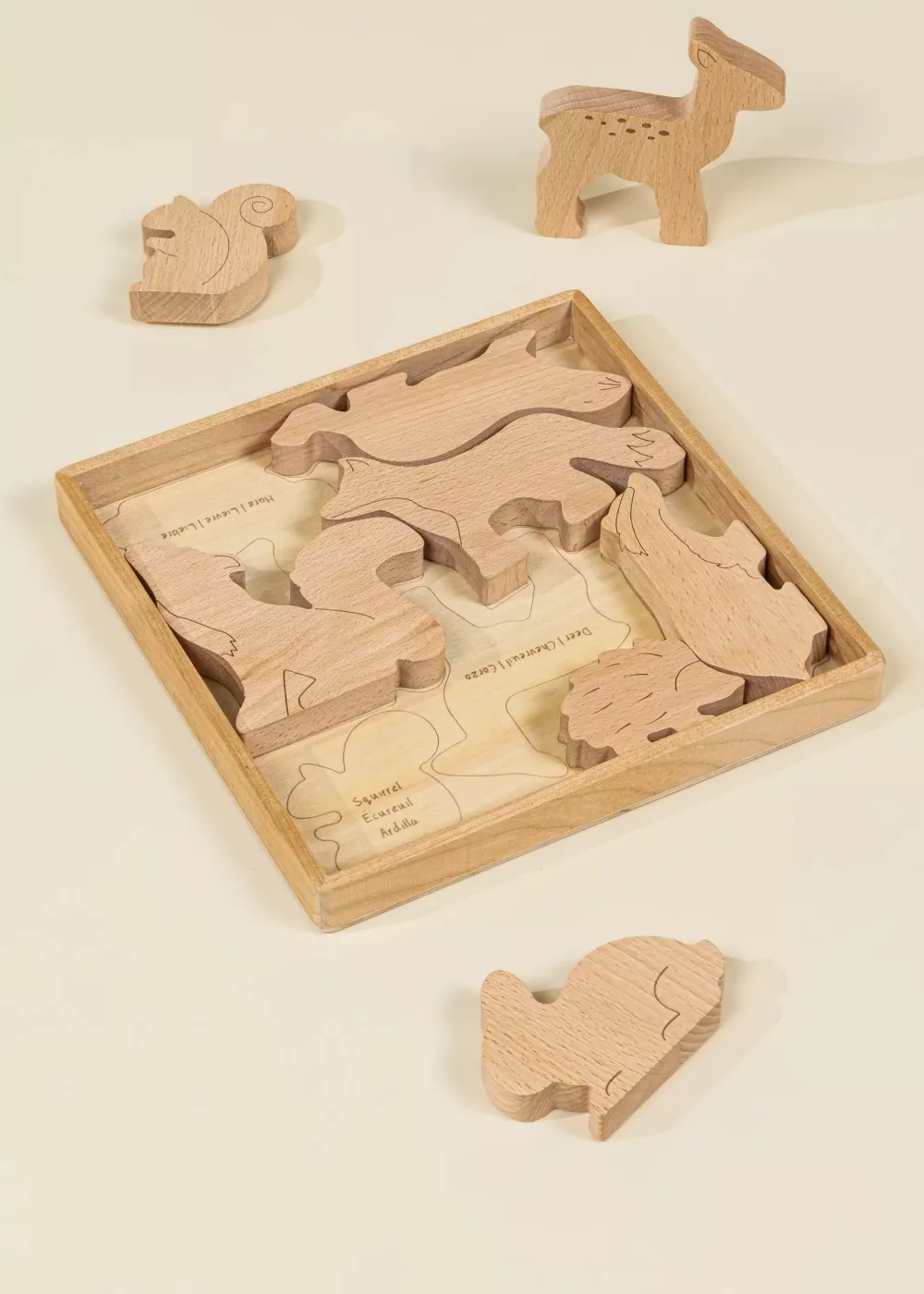 Coco Village Wooden Balance Puzzle - Forest (8 pcs)
