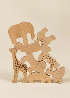 Coco Village Wooden Balance Puzzle - Safari (8 pcs)