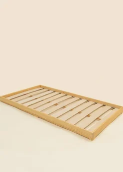 Coco Village Wooden Bed Frame - Natural Wood