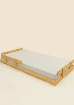 Coco Village Wooden Bed Frame - Natural Wood