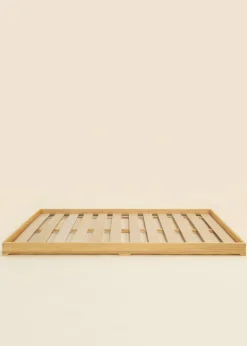 Coco Village Wooden Bed Frame - Natural Wood