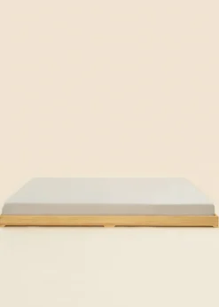 Coco Village Wooden Bed Frame - Natural Wood